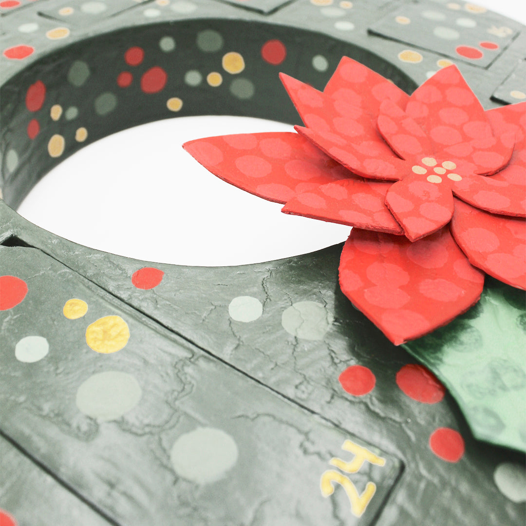 ✨ Calendario de Adviento 2025 – (Edición Limitada) Corona Navideña Artesanal🎄