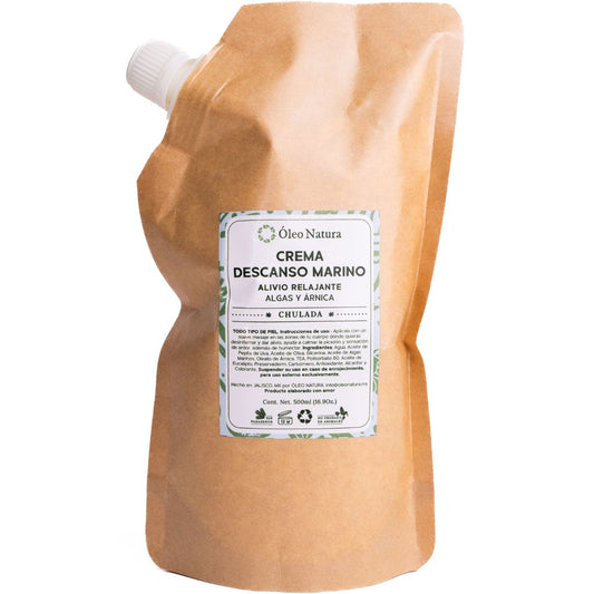 Eco Refill Crema Descanso Marino (Algas marinas & Árnica) 500ml