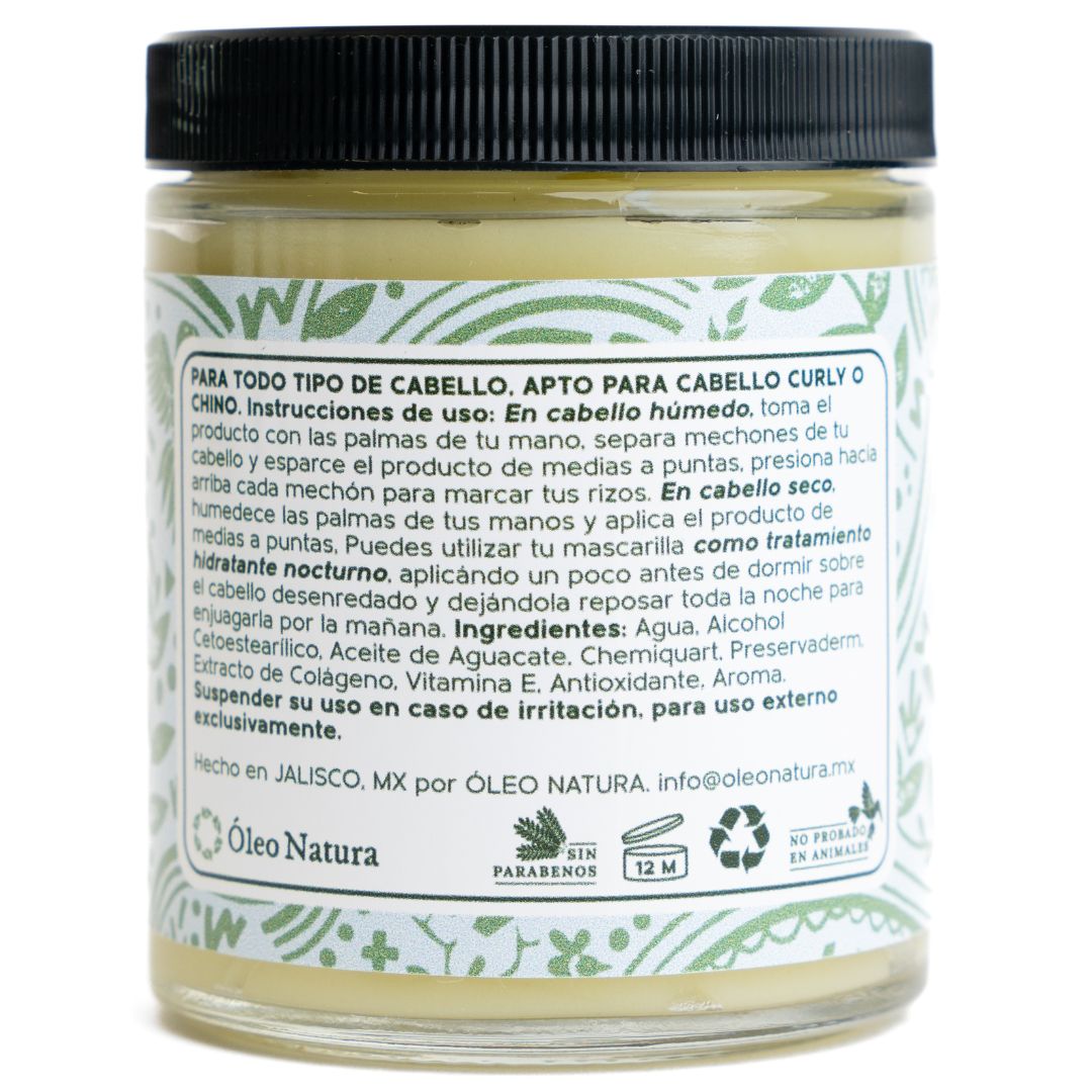 Tarro de Mascarilla Capilar Nutritiva (Aguacate)