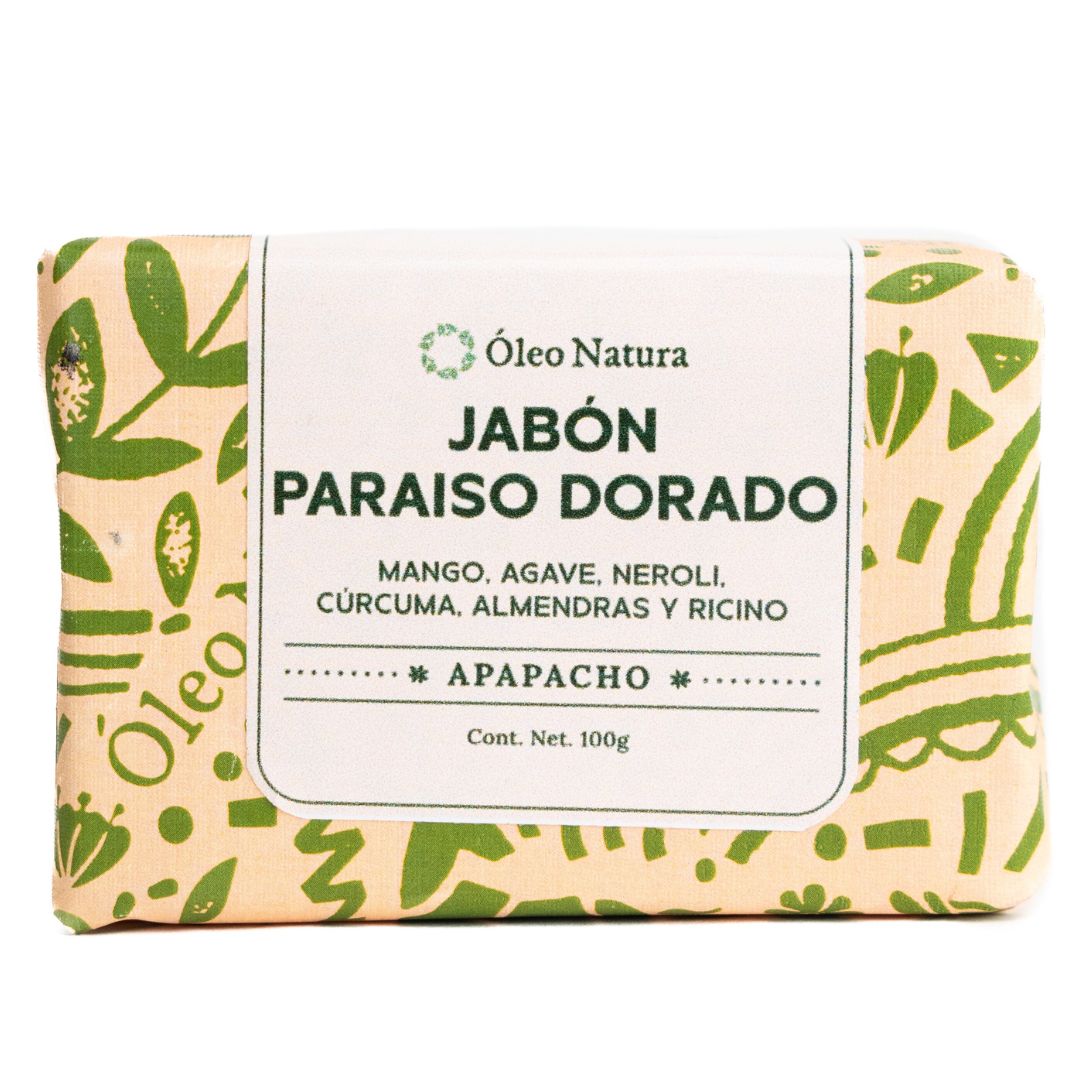Jabón Paraíso Dorado con Mango, Cúrcuma y Agave | Nutrición y Luminosidad