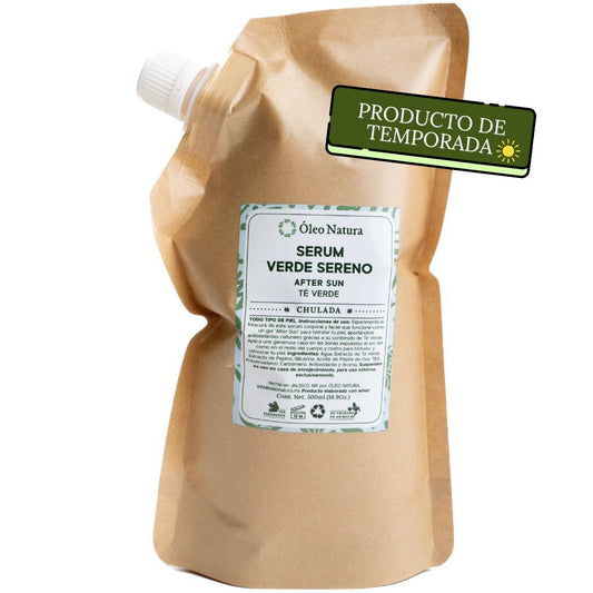 Eco Refill Serum Verde Sereno (Pepino & Té verde) 500ml