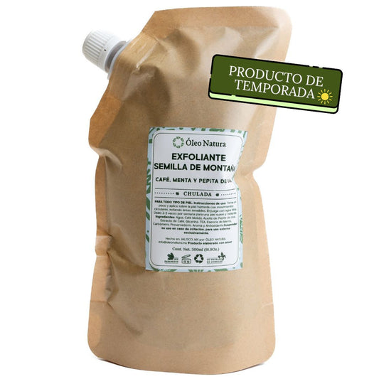 Eco Refill Exfoliante Semilla de Montaña (Café y Pepita de Uva) 500ml