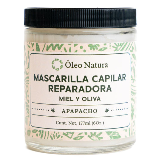 Tarro de Mascarilla Capilar Reparadora (Miel & Oliva)