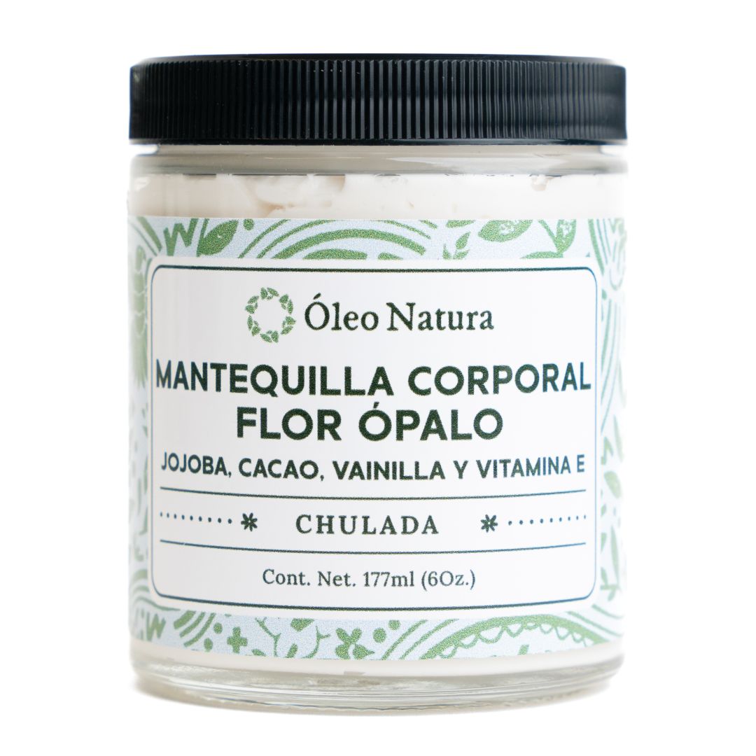 Mantequilla Corporal Flor Ópalo (Crema de Jojoba & Cacao con Vitamina E) - ÓLEO NATURA